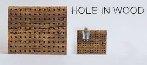 Pagliara Vieider architecture design, Hole in wood